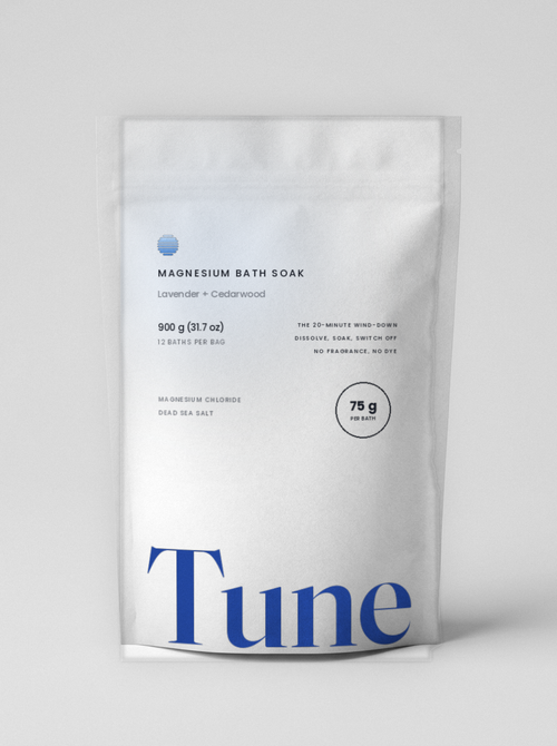 Tune - magnesium bath soak pouch