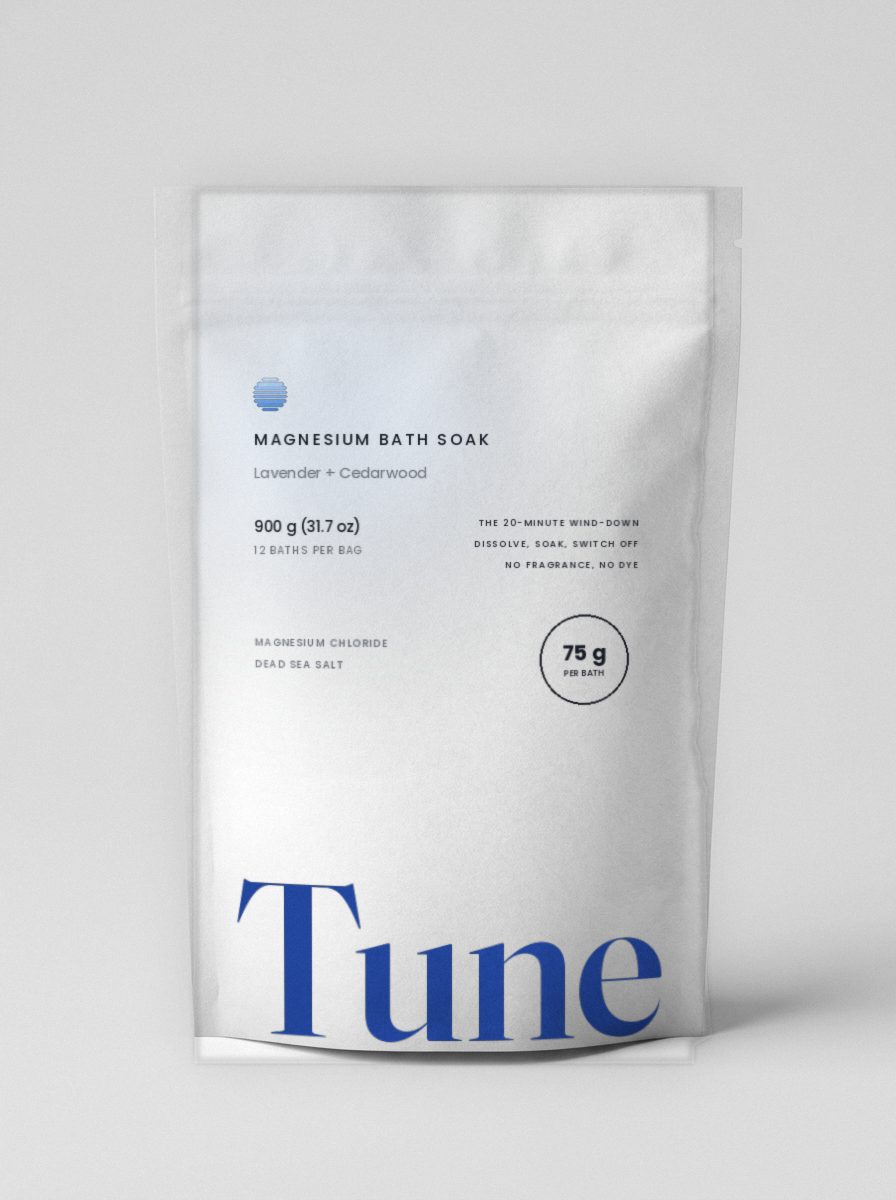 Tune - magnesium bath soak pouch